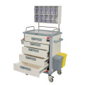 Alluminum Alloy Hospital Emergency Trolley Anesthesia Vehicle